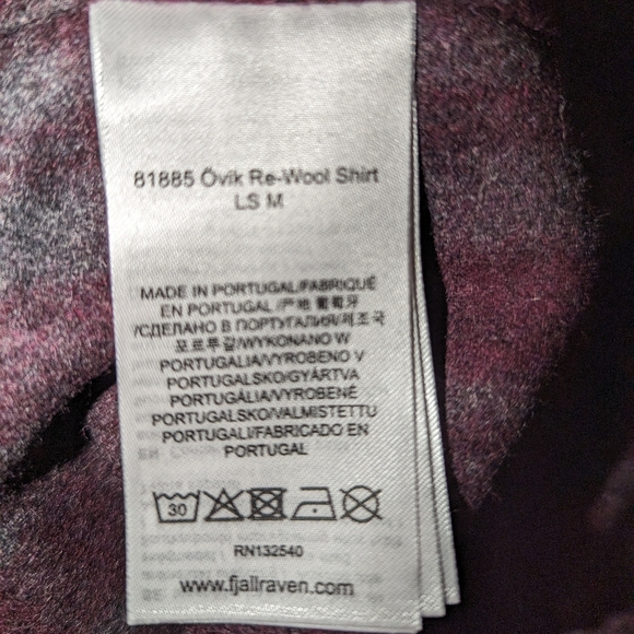 Fjallraven Ovik Re-Wool Shirt - Picture 3 of 3